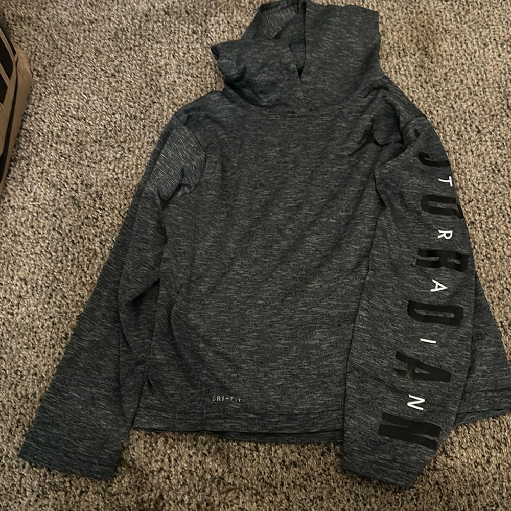 ‼️🚨EUC!! Jordan Dri-Fit hooded long sleeve!